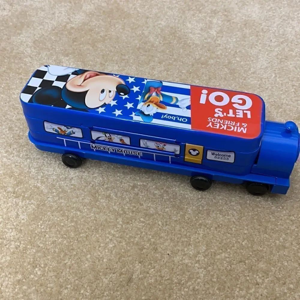 Mickey Mouse Pencil Box with Sharpener NWT - Picture 5 of 7